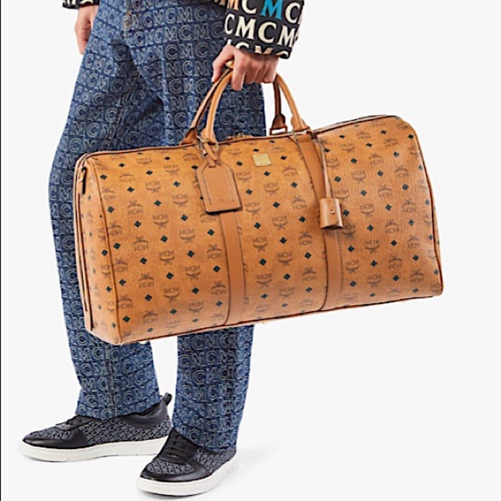 MCM Ottomar Weekender Bag in Visetos